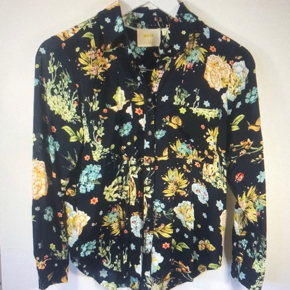 Floral Button-Up Shirt